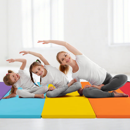 5-panel folding gymnastics mat by GBruno Store, view 2