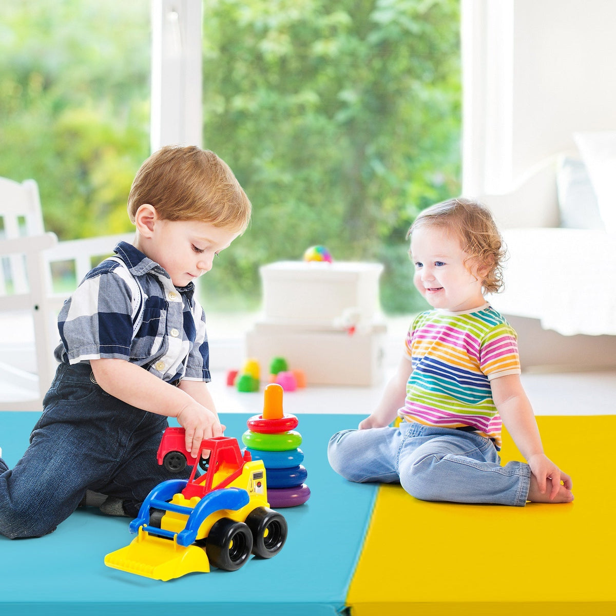5-panel folding gymnastics mat by GBruno Store
