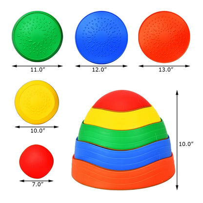 5-piece kids balance stepping stones by GBruno Store, view 4