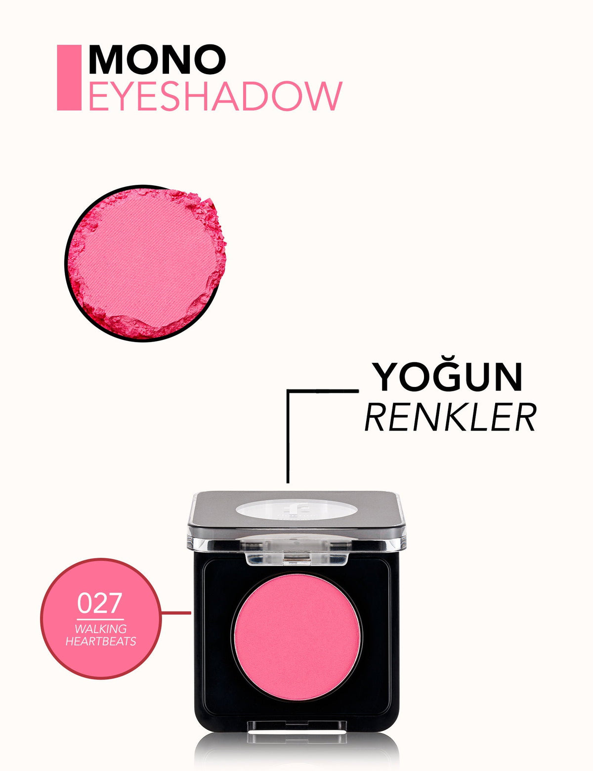 Flormar Mono High-Pigment Shimmer Eyeshadow 4g by Beauty Care Bag