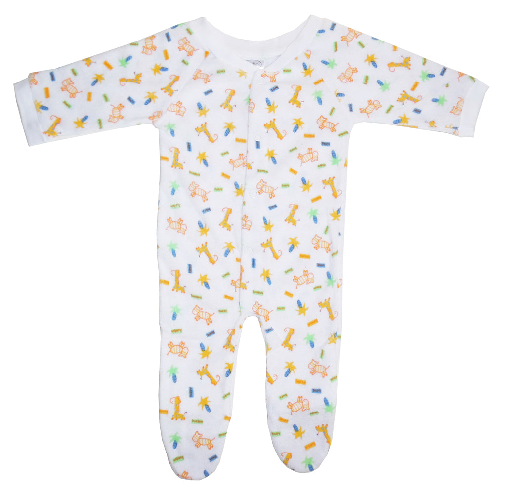 Bambini Preemie One Pack Terry Sleep & Play by Emerald Clover