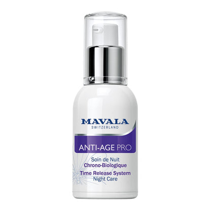 Mavala Anti-Age Pro Time Release System Night Care Cream - Anti-Aging Night Cream with Watercress Extract and Alpine Rose Extract by Beauty Care Bag
