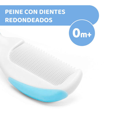Chicco Baby Hair Brush and Comb Set - Gentle Hair Care for Newborns and Infants by Beauty Care Bag