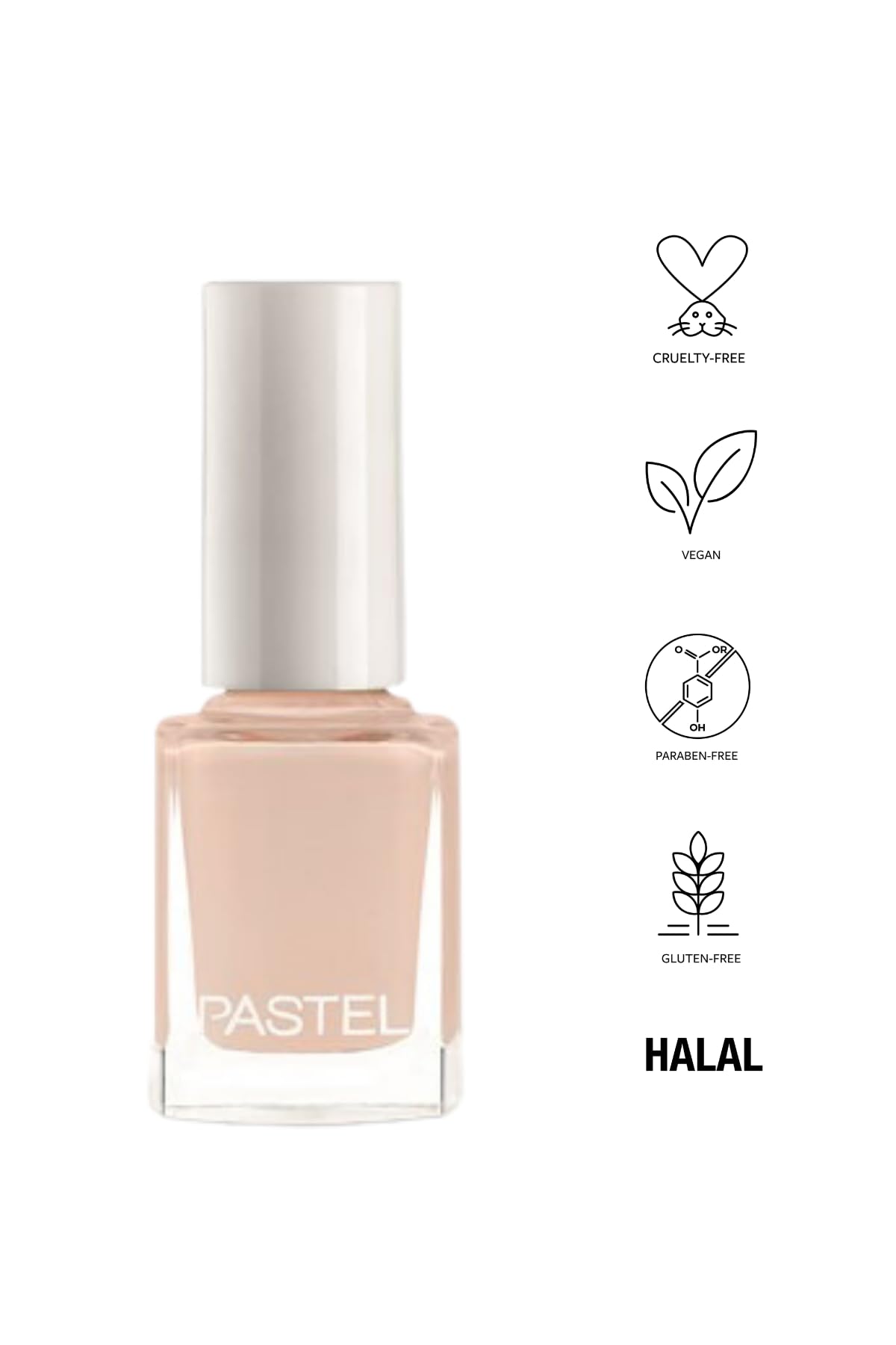 Pastel nail polish 244 – view 4