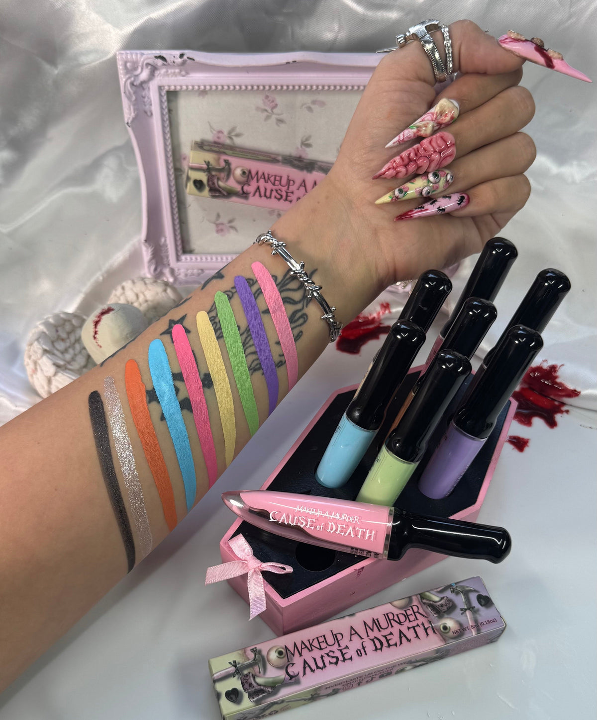 Cause of Death Pastel Collection by Makeup A Murder, INC