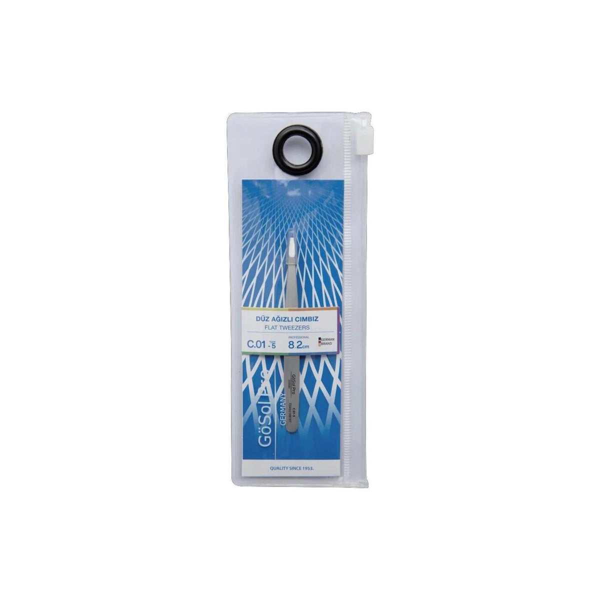 Gosol Eyebrow Tweezers for Precise Hair Removal 1 pc by Beauty Care Bag