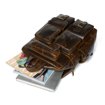 Prime Multi Functional Backpack by Classy Leather Bags