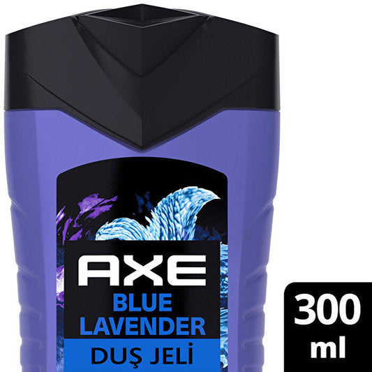 Axe Premium Collection Blue Lavender Shower Gel 10oz - 3 in 1 | Men by Beauty Care Bag