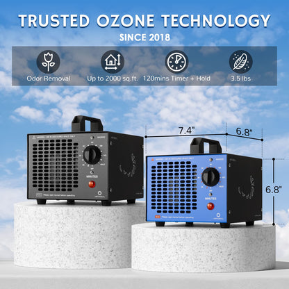 MA5000 Ozone Generator, Replaceable Ozone Plate Option by Airthereal