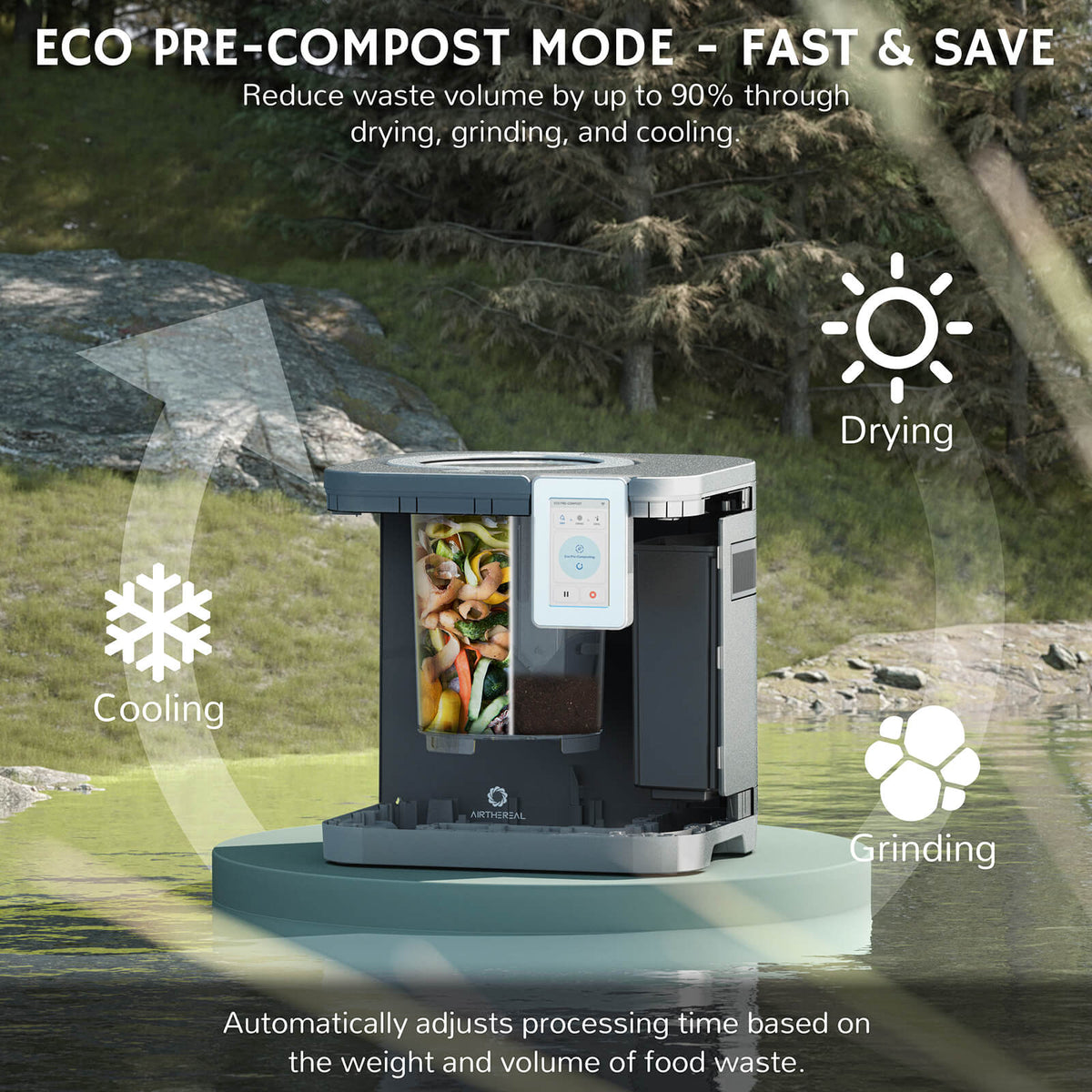Revive R800 5L WiFi Kitchen Composter by Airthereal