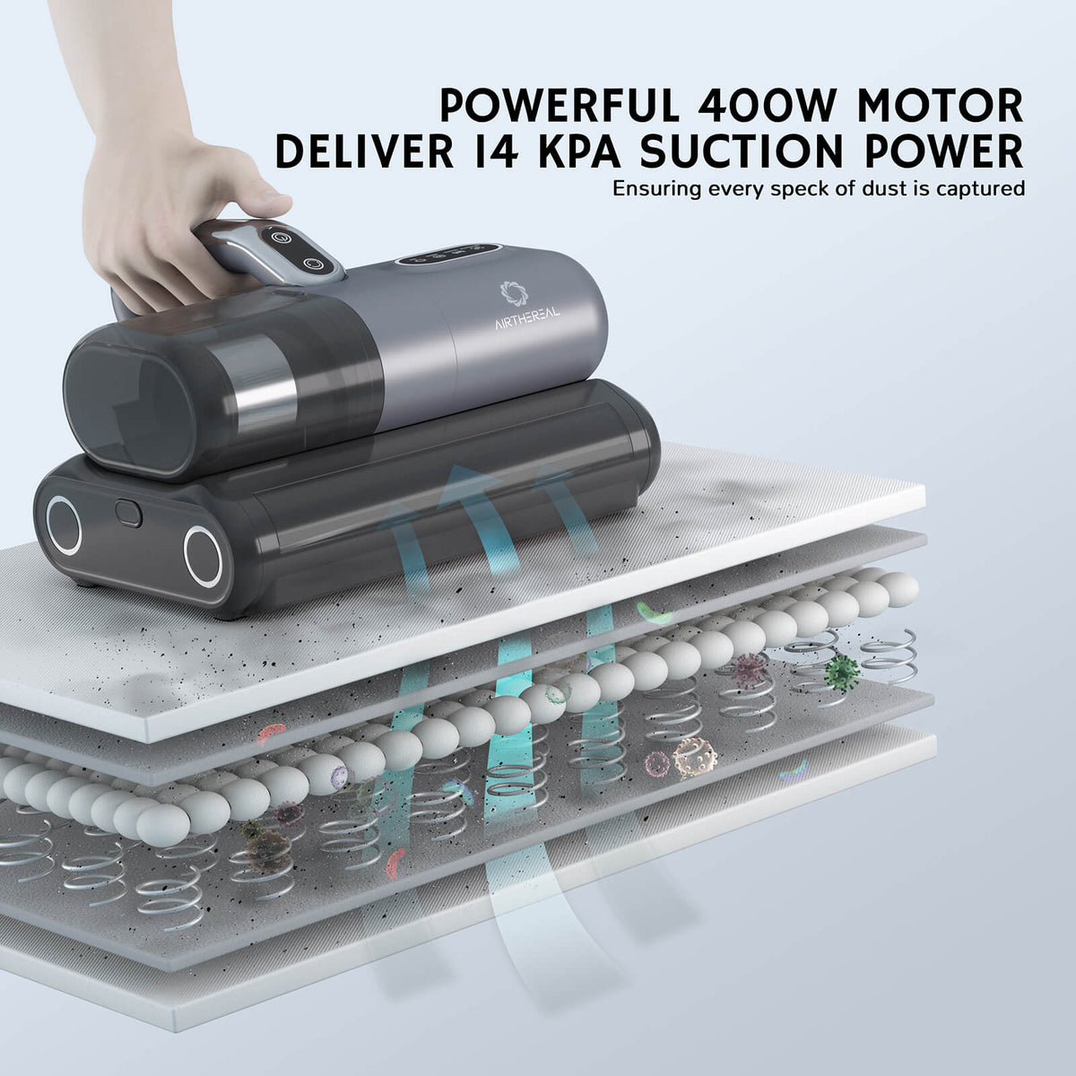 M1 UV Handheld Mattress Vacuum Cleaner by Airthereal