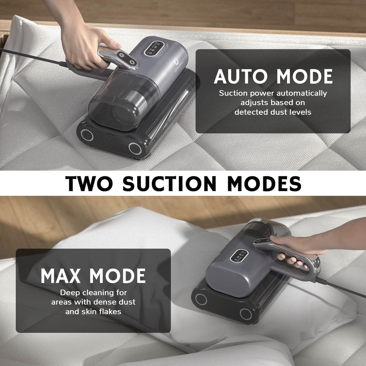 M1 UV Handheld Mattress Vacuum Cleaner by Airthereal
