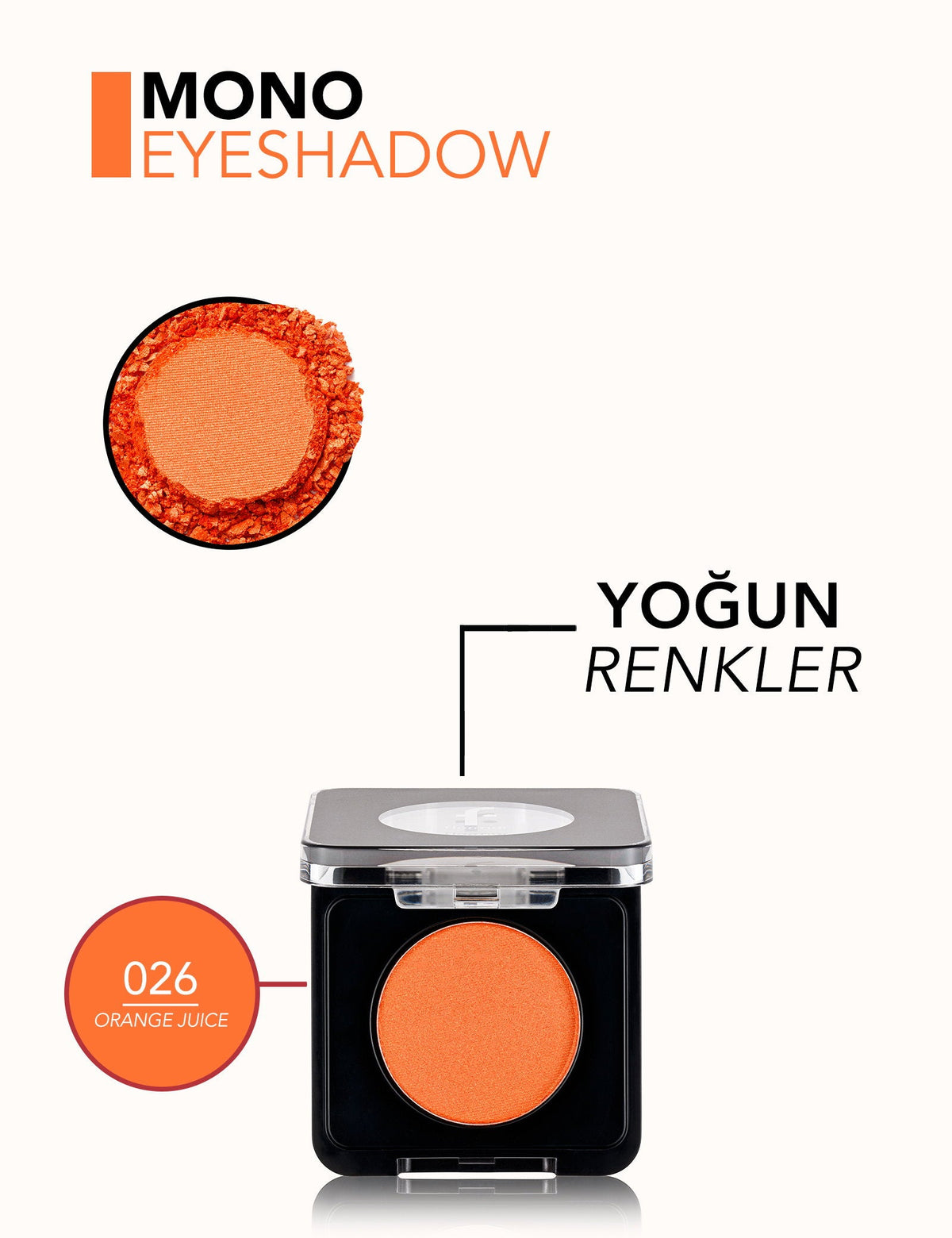 Flormar Mono High-Pigment Shimmer Eyeshadow 4g by Beauty Care Bag