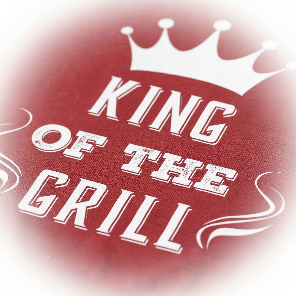 Men's Grill T-shirt King of the Grill BBQ Cooking Gift for Dad Grilling Gift Idea by Joyful Moose