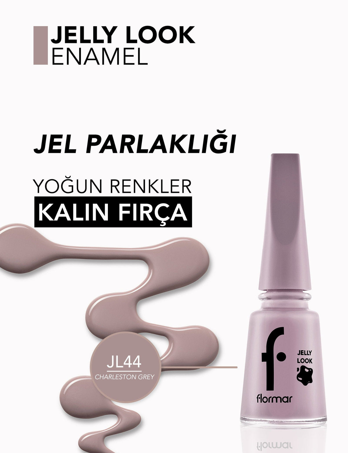 Flormar Jelly Look High-Shine Gel Effect Nail Polish 11ml by Beauty Care Bag
