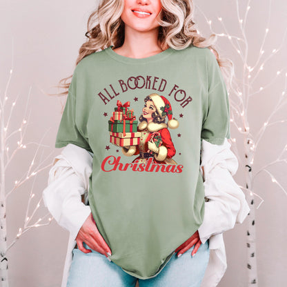 Christmas Graphic Tee – Vintage Christmas Shirt With Soft Washed Cotton Comfort by Joyful Moose