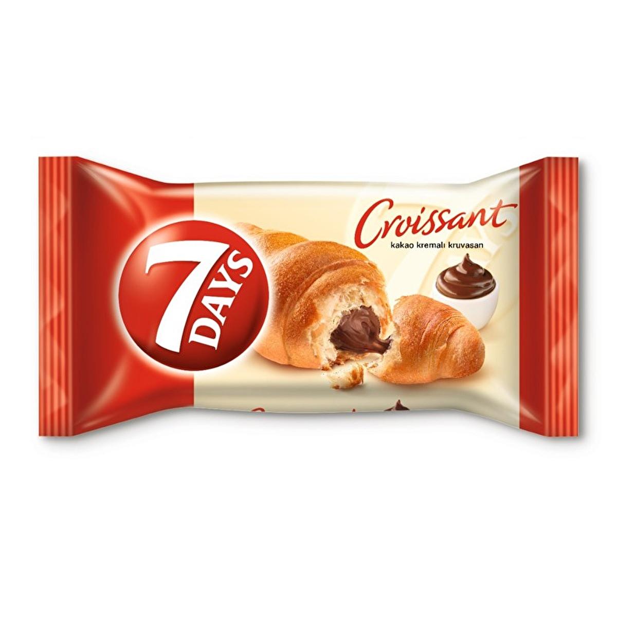 7 Days chocolate cream filled croissant, 60g pack