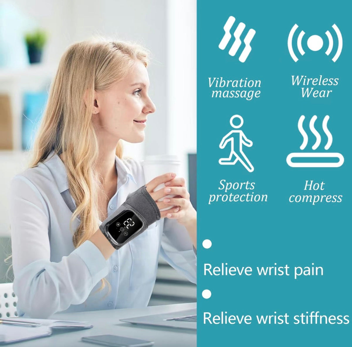 WristRevive Heated Massager by V.I.P Digital Presence
