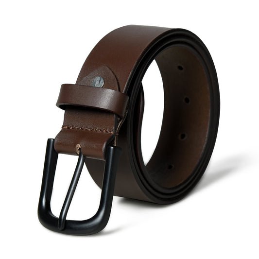 Prestige Brown Leather Belt by Classy Leather Bags