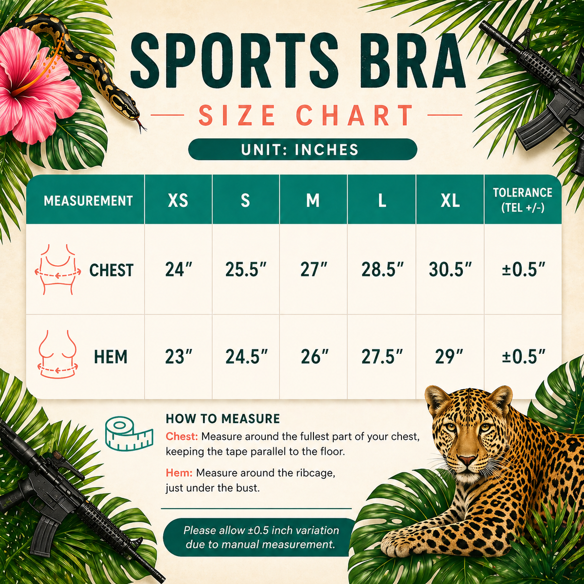 Straight Strap Sports Bra | Snipes & Stripes by Tango Charlie Apparel