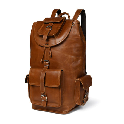 Kingston Tanned Backpack by Classy Leather Bags
