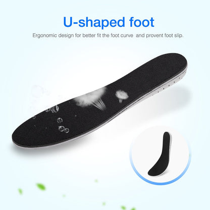 Men Women Invisible Height Increase Insoles Heel Lift Taller Shoe by Puce Gaia