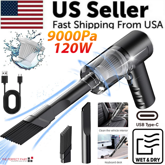 120W cordless handheld car vacuum, Puce Gaia