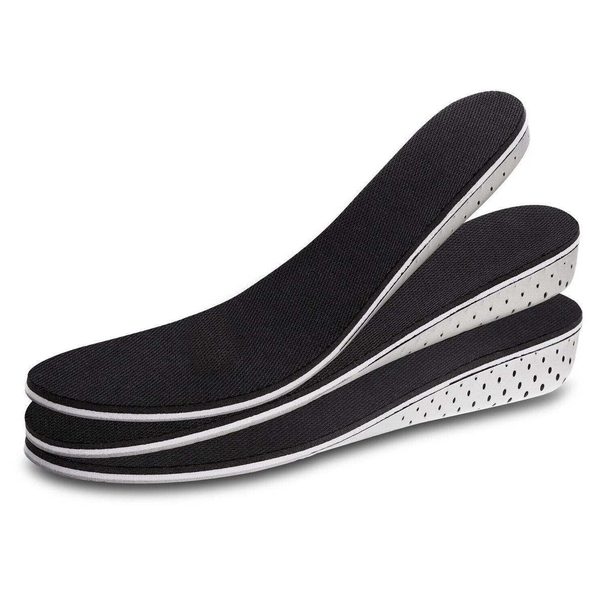 Men Women Invisible Height Increase Insoles Heel Lift Taller Shoe by Puce Gaia