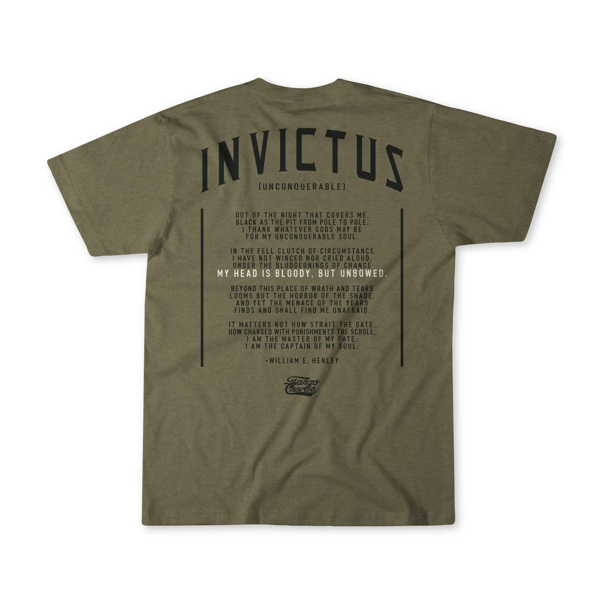Invictus - Tee by Tango Charlie Apparel