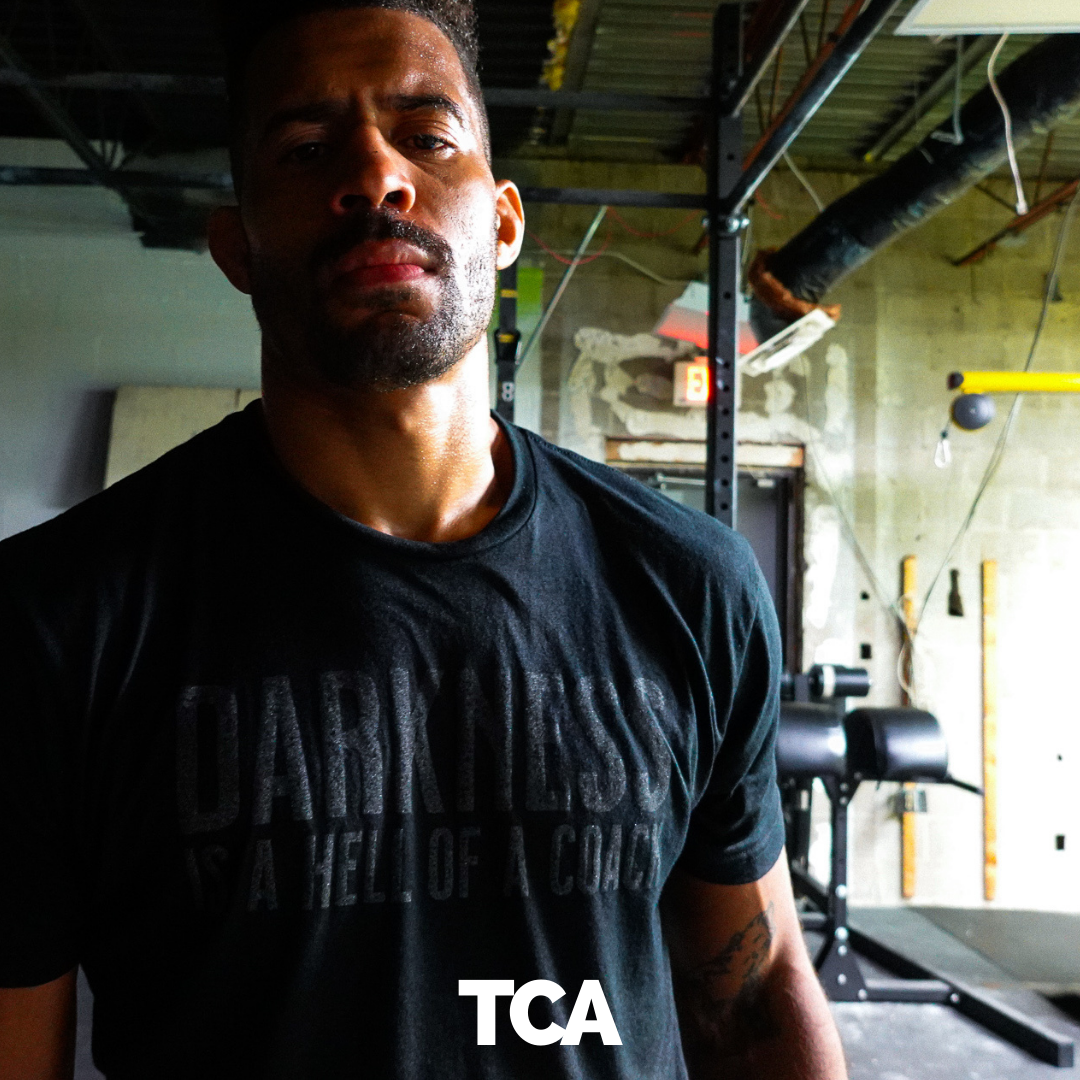 Darkness is a HELL of a Coach - Tee by Tango Charlie Apparel