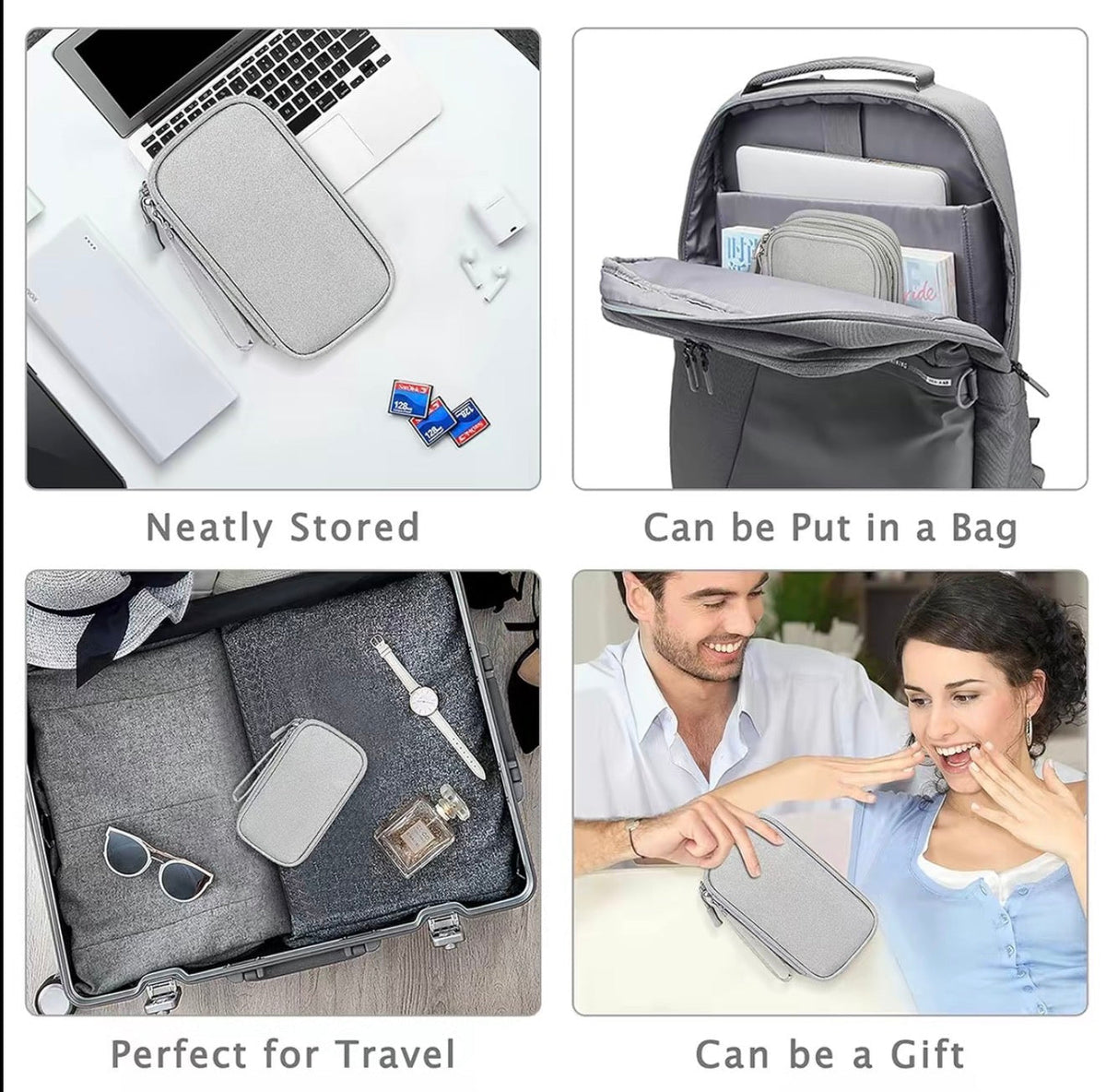 TechNest Travel Organizer Pouch by V.I.P Digital Presence
