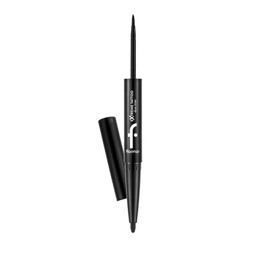 Flormar Extreme Tattoo Duo Eyeliner & Eyepencil - Long-Lasting, Waterproof Cosmetics for Versatile Eye Makeup by Beauty Care Bag