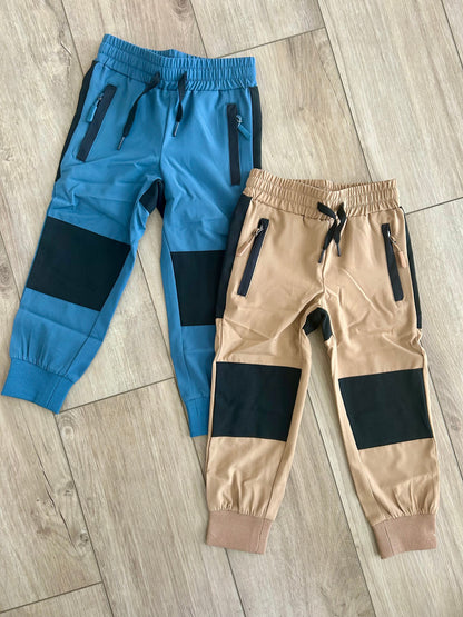 Hiking pants- water resistant blue by Keep the Littles Wild