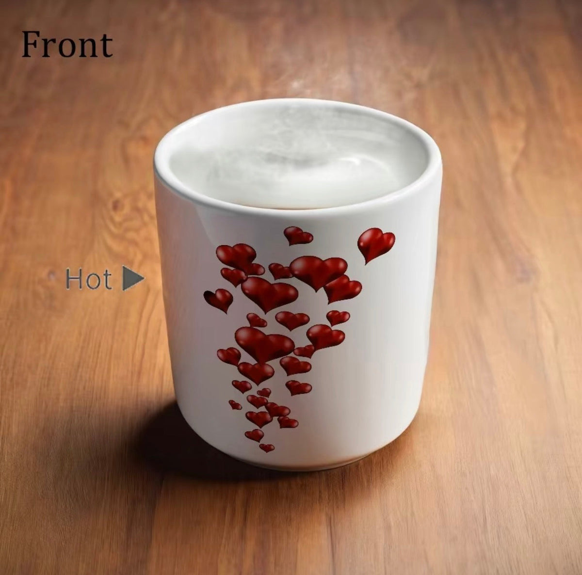 LoveReveal Color-Change Heart Mug by V.I.P Digital Presence