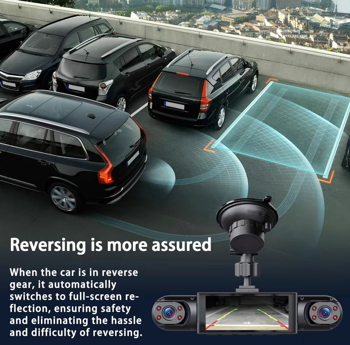 FullScope 4-Way Dash Cam by V.I.P Digital Presence