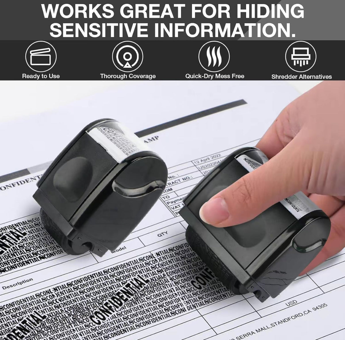 InfoGuard Roller Stamp by V.I.P Digital Presence
