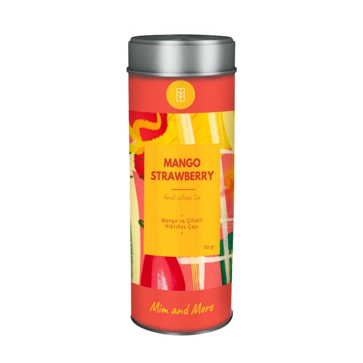 Mim and More Mango Strawberry Tin Tea Blend 50g by Beauty Care Bag