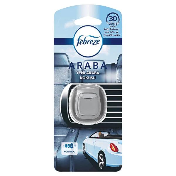 Febreze Car Air Freshener - Odor Eliminating Vent Clip for Long Lasting New Car Scent & Cigarette Smoke Removal by Beauty Care Bag