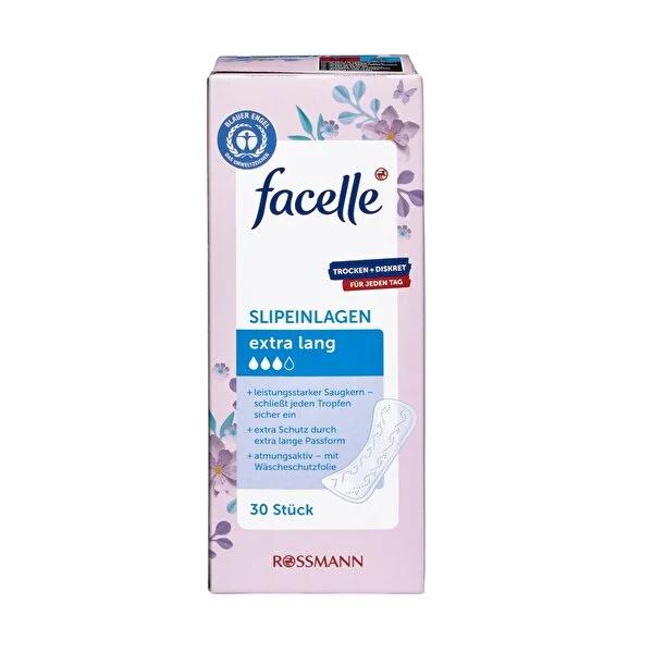 Facelle Extra Long Daily Pads for Women - Soft, Breathable, and Reliable Protection - 30 Count by Beauty Care Bag
