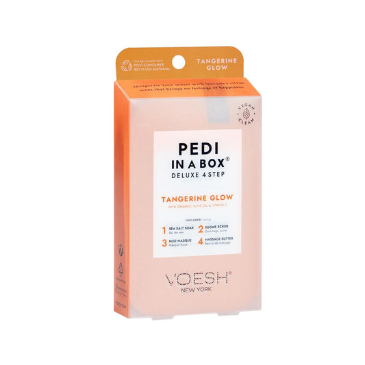 Voesh New York Pedi in a Box Tangerine Pedicure Set by Beauty Care Bag