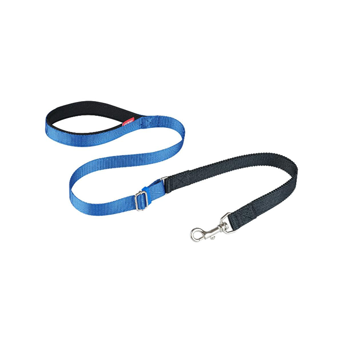 Doca Shock Absorbing Dog Leash - Comfortable Woven Fabric, Durable, Minimizes Strain, Blue Dog Leash by Beauty Care Bag