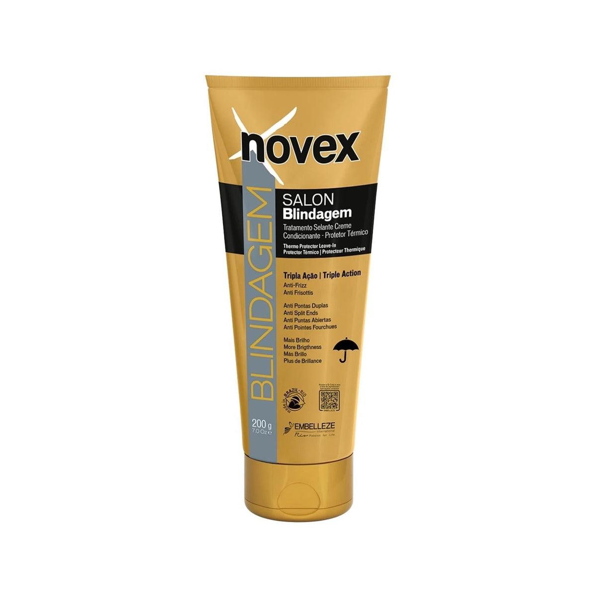 Novex Blindagem Heat Protectant Leave-In Cream 200g by Beauty Care Bag