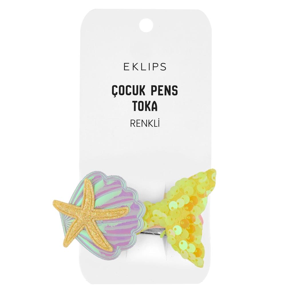 Eklips Oyster Fish Tail Kids Hair Clip Cute Hair Accessory 1 pc by Beauty Care Bag