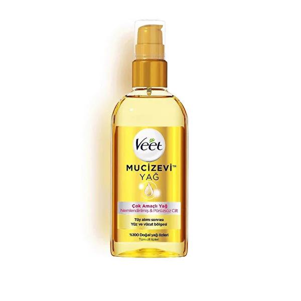 Veet Body and Face Oil - Natural Moisturizer for Dry Skin, 100ml by Beauty Care Bag