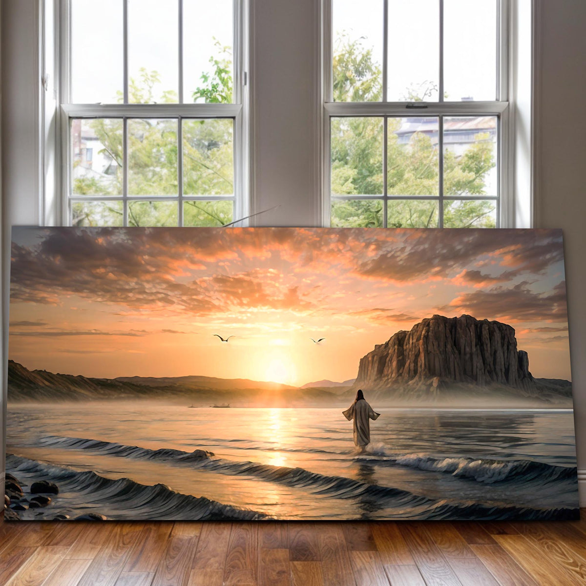 Walking on Water - Faith Wall Art X by Tailored Canvases