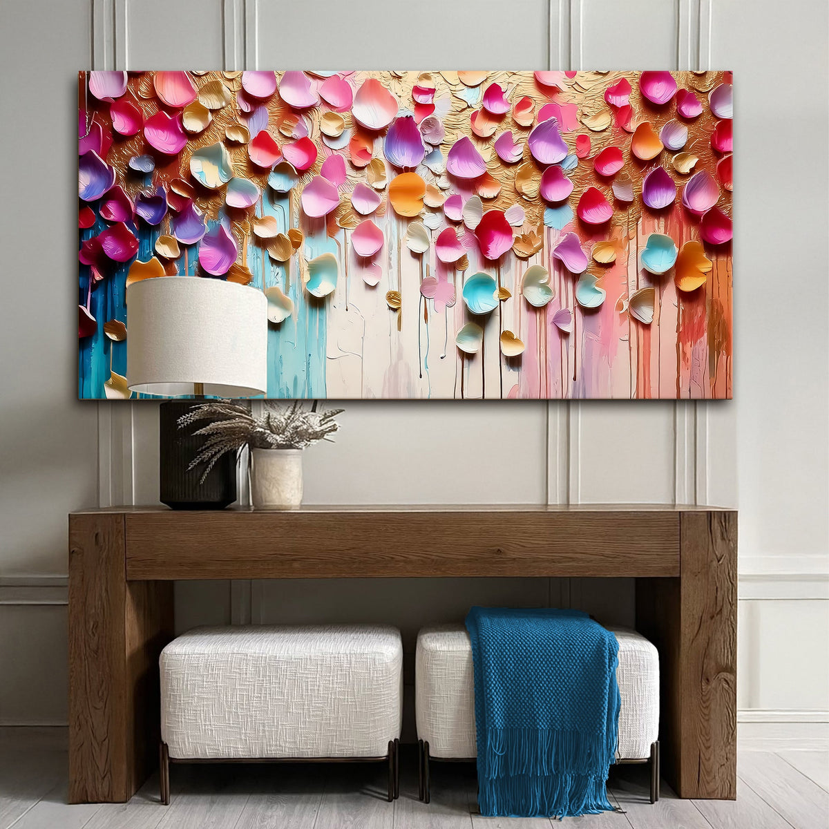 Vibrant Petals Wall Art by Tailored Canvases