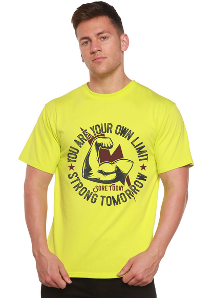 Strong Tomorrow men's bamboo graphic T-shirt – view 6