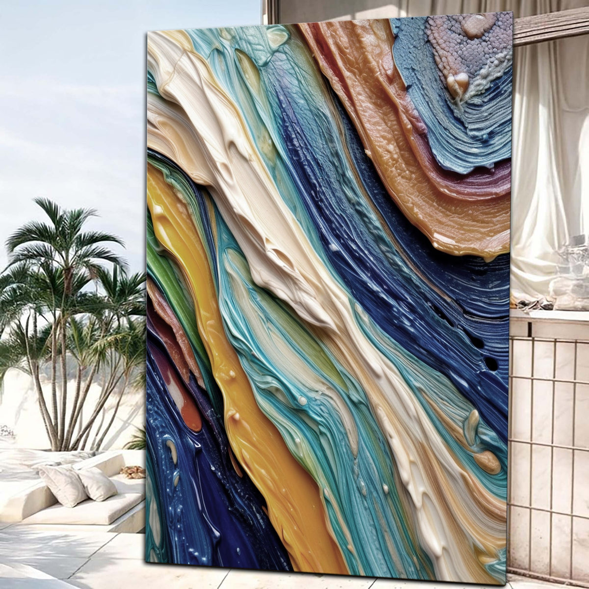 Ocean Waves Wall Art by Tailored Canvases