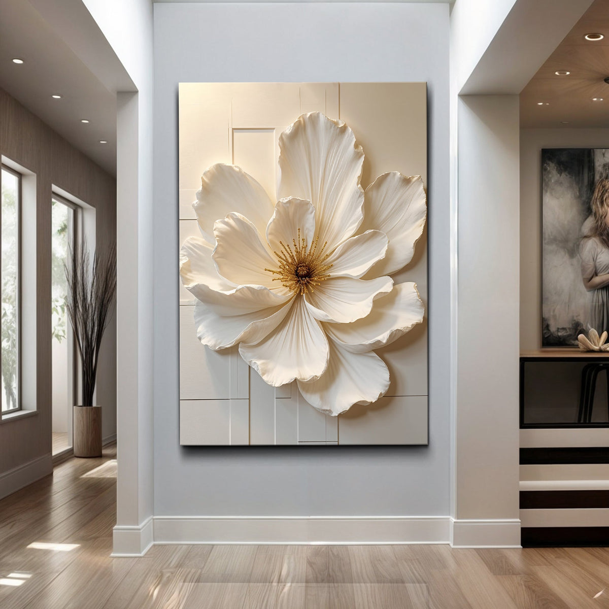 Modern Bloom Essence Wall Art by Tailored Canvases