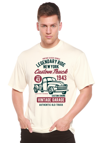 Legendary Ride Custom Truck men's short sleeve graphic T-shirt in bamboo viscose and organic cotton